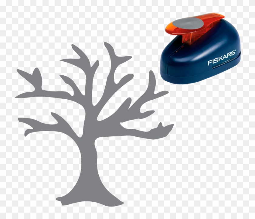 Spooky Tree Punch By Fiskars, Sandylion Essentials - Fiskars Lever Punch - 1" Tree (medium) #1333985