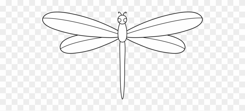 Dragonfly Cartoon White Png #1334043