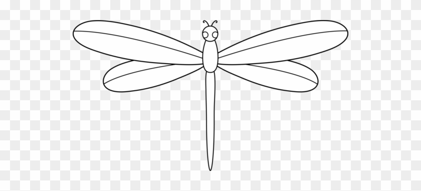 Dragonfly Cartoon White Png #1334043