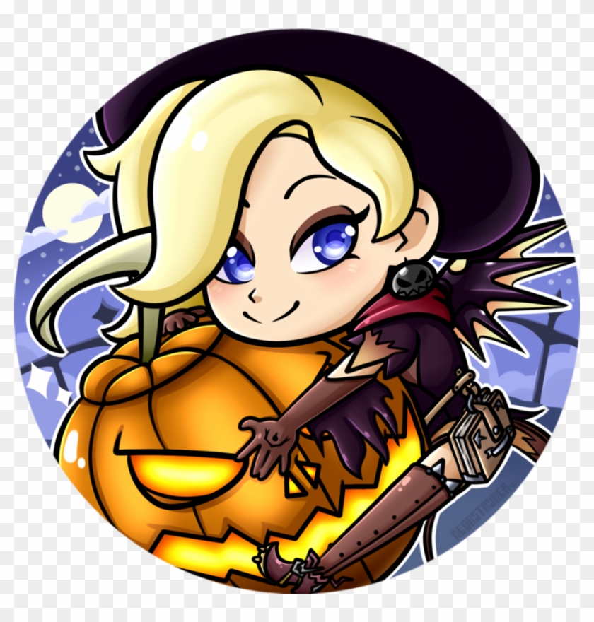 Halloween Mercy Icon By Neonstryker - Cute Mercy Discord Icons #1334071