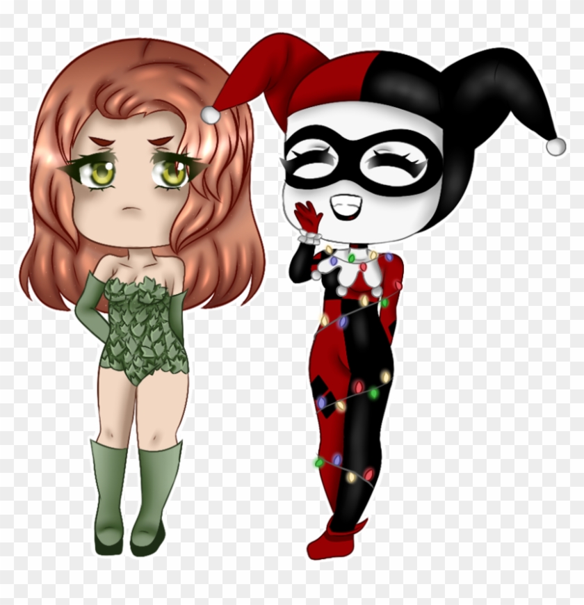 Poison Ivy And Harley Quinn By Liviahana - Cartoon #1334110