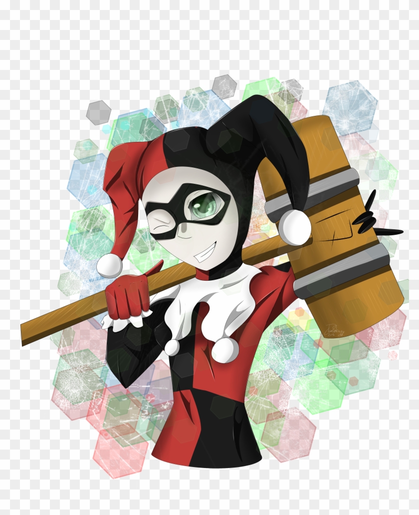 Happy Birthday With Harley Quinn Speedpaint By Dinosaphira99 - Happy Birthday With Harley Quinn Speedpaint By Dinosaphira99 #1334157