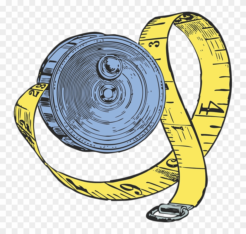 Tape Measure Cliparts 21, Buy Clip Art - Cinta Metrica Costura Png #1334178