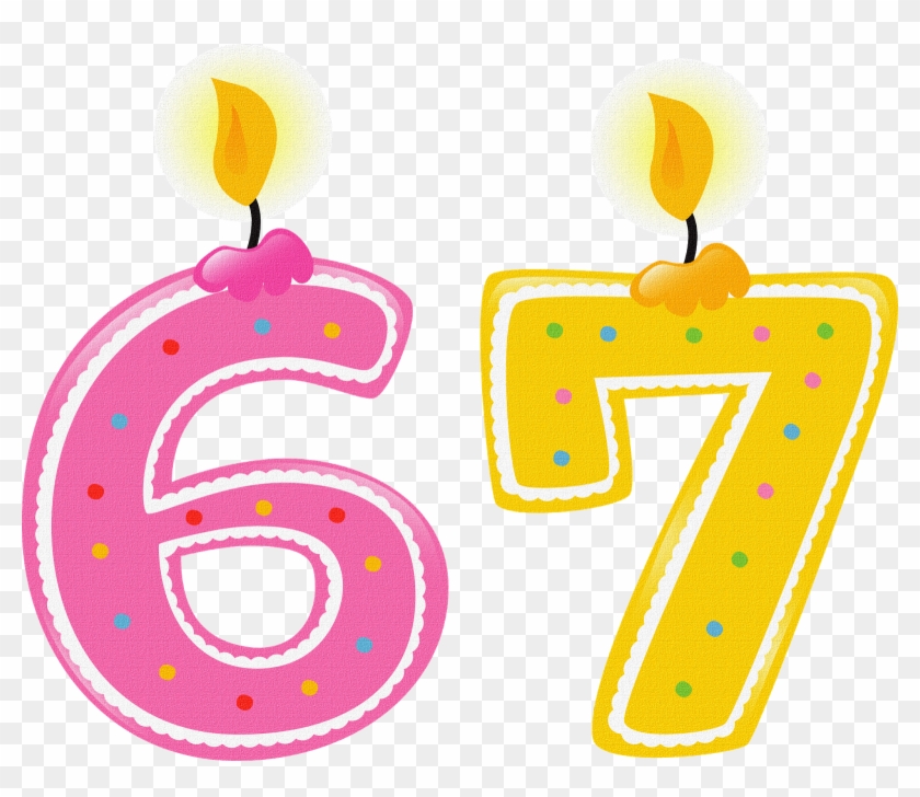 Birthday Party Anniversary Clip Art - Candle Number Vector #1334236