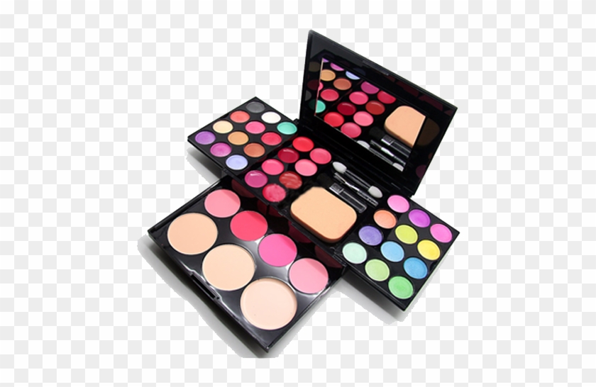 Makeup Png Photos - Tanga Blusher Lip Gloss Shimmer Eyeshadow Palette #1334577