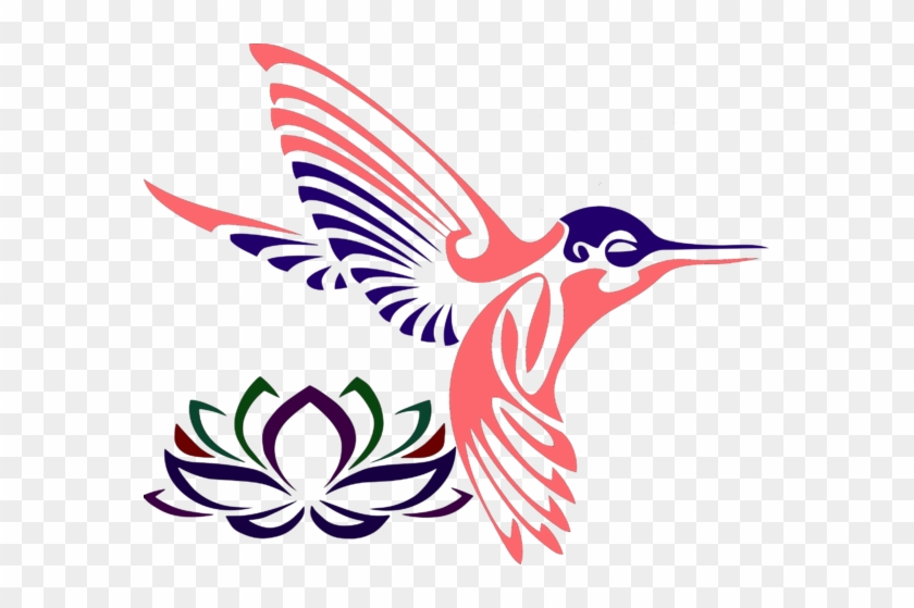 Tribal Hummingbird Silhouette - Happy Mid Autumn Festival 2017 #1334642