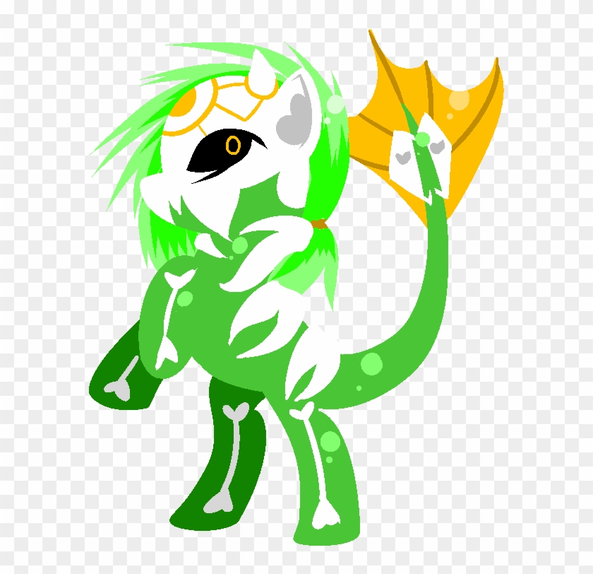 Carnivores Clip Art Illustration Horse Green - Dragon Bone Pony #1334663