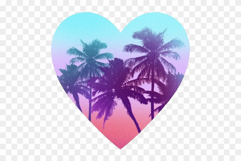 Palm, Tree, Heart, Summer Png Image - Palm Pink Victorias Secret #1334684