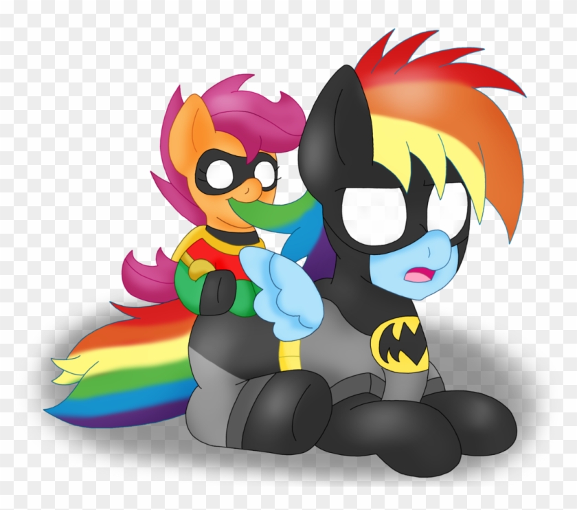 Blackbewhite2k7, Baby, Baby Pony, Baby Scootaloo, Batman, - Fandom #1334724