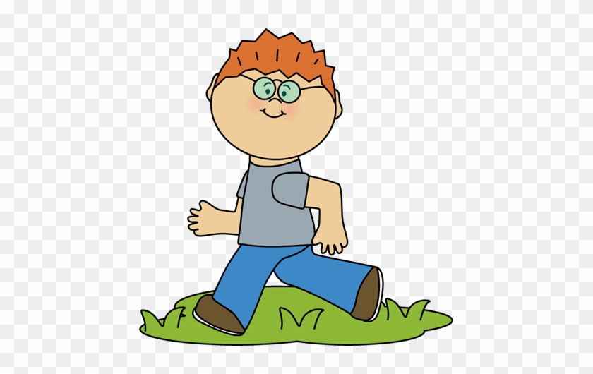 Boy Running In Grass Clip Art - Clip Art #1334741