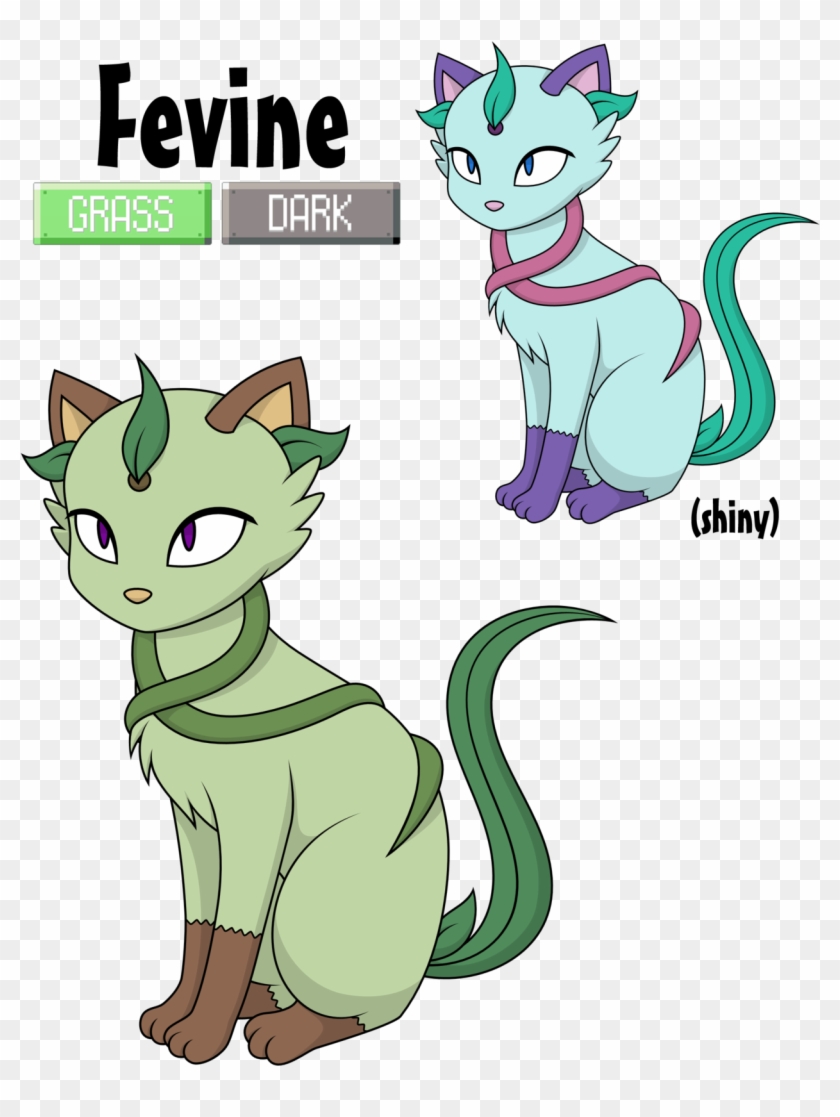 Fevine By Reitanna-seishin - Grass Dark Fakemon #1334742