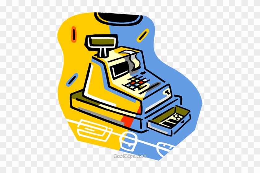 Cash Register Royalty Free Vector - Periodo Promedio De Recoleccion #1334861