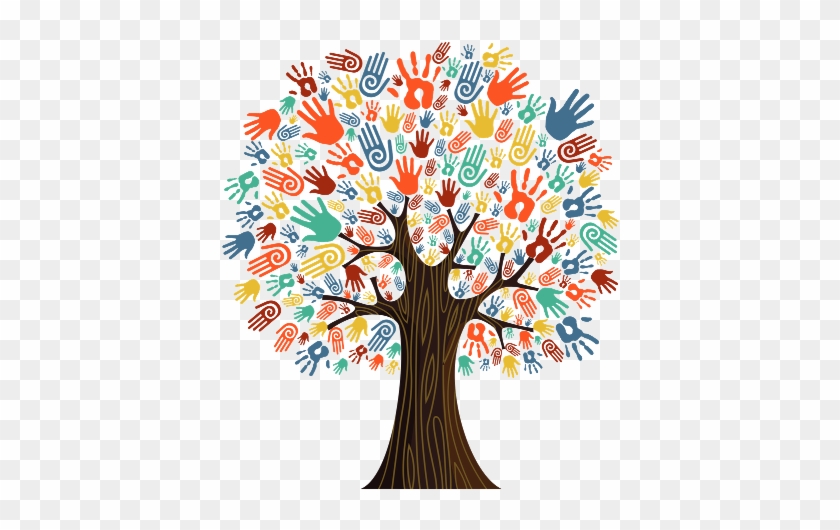 Tree Handprint Clipart - Special Education #1334886