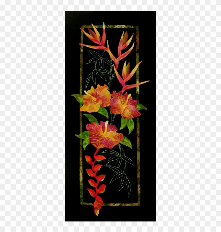 Hibiscus Heliconias Fabric Kit - Bird Of Paradise #1334902