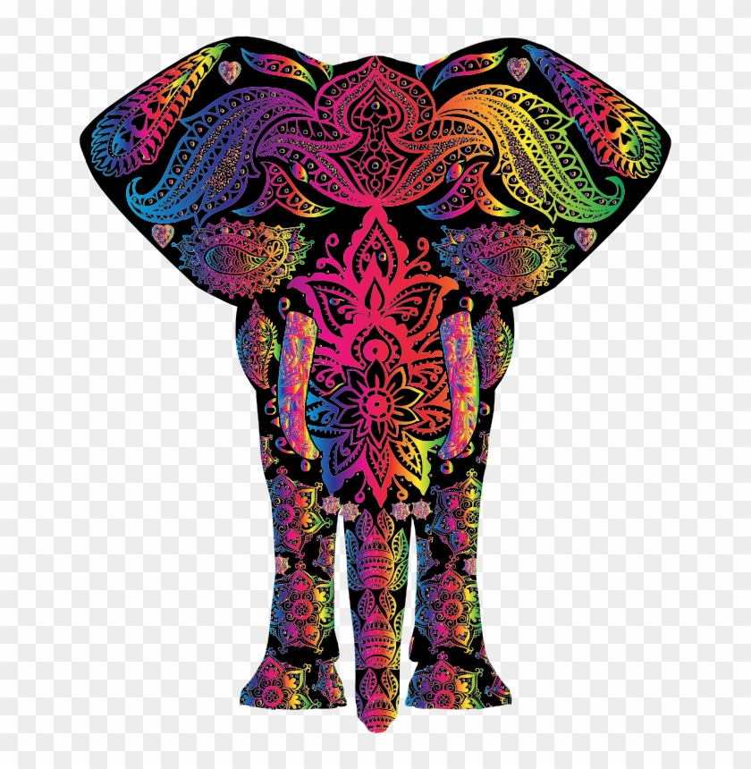 Medium Image - Elephant Rainbow #1334923