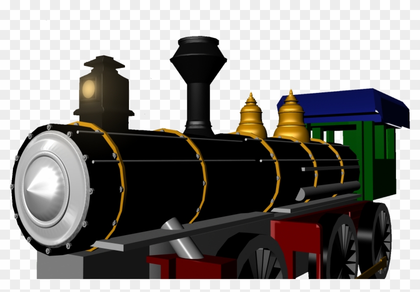 3d Train Engine - Railroad Car #1334946