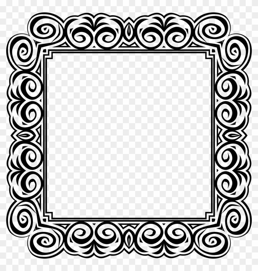 Black Frame Design 2 - Black Design Frames Png #1335017