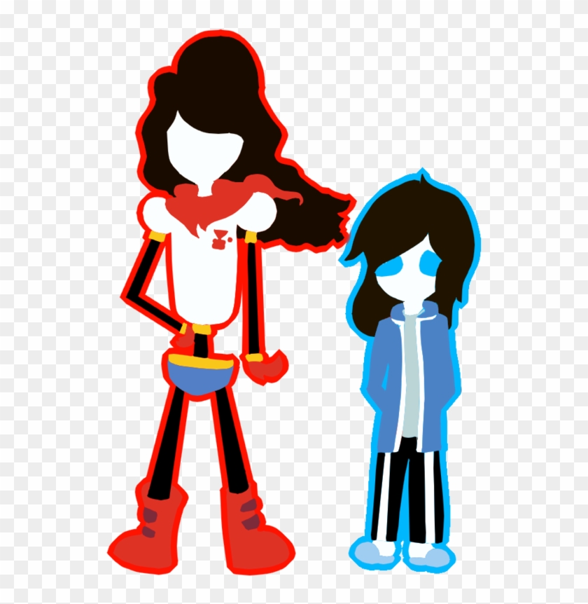 Undertale Skeleton Sisters By Colorfulsketchings - Cartoon #1335068
