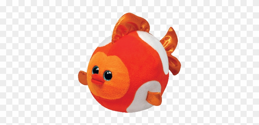 Orange Fish Med - Beanie Boo Round #1335193