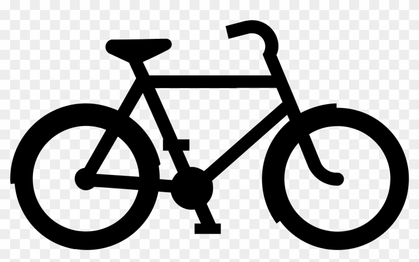 Cycling Bike Clip Art Bicycle Clipart 2 Clipartcow - Xlc Dm18 Rear Wheel 26x1.5" Qr Cs Hg 36h Sl #1335212