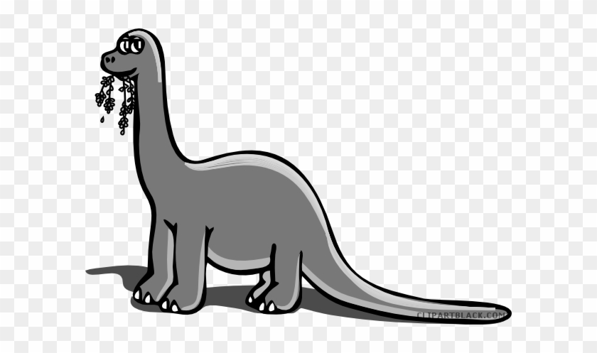 Impressive Dinosaur Animal Free Black White Clipart - Monstre Du Loch Ness Taille #1335264