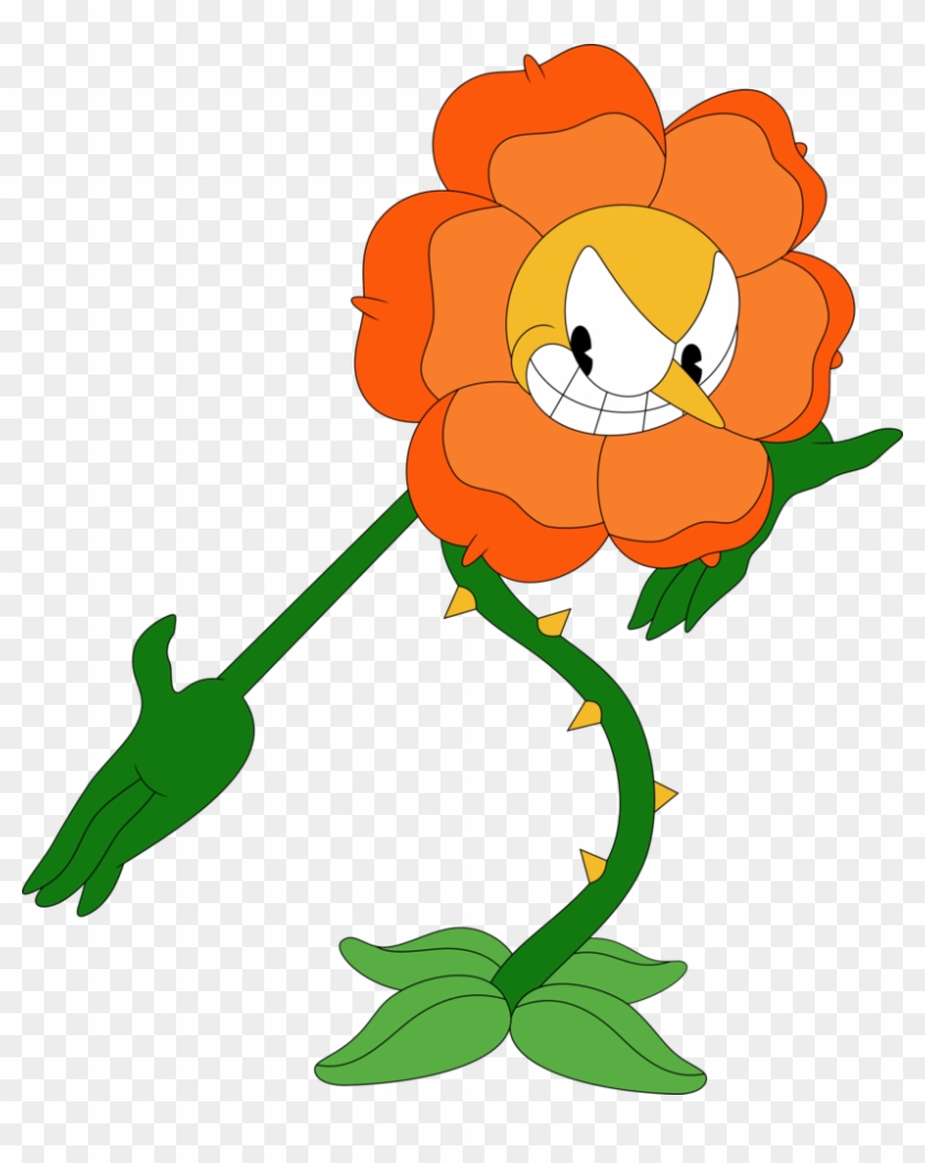 Cagney Carnation By Porygon2z - Cuphead Cagney Carnation Gif #1335406