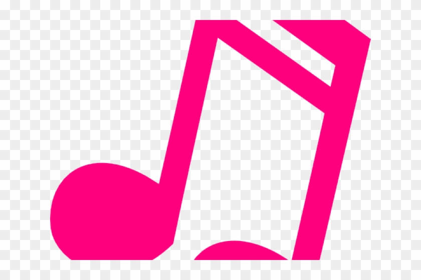 Musical Notes Clipart Pink Music - Notas Musicais Silueta Png #1335469