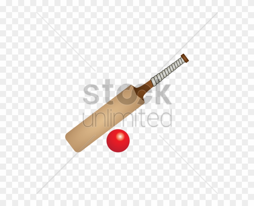 Cricket Ball Clipart Stamp - Png Cartoon Bat And Ball - Free Transparent  PNG Clipart Images Download