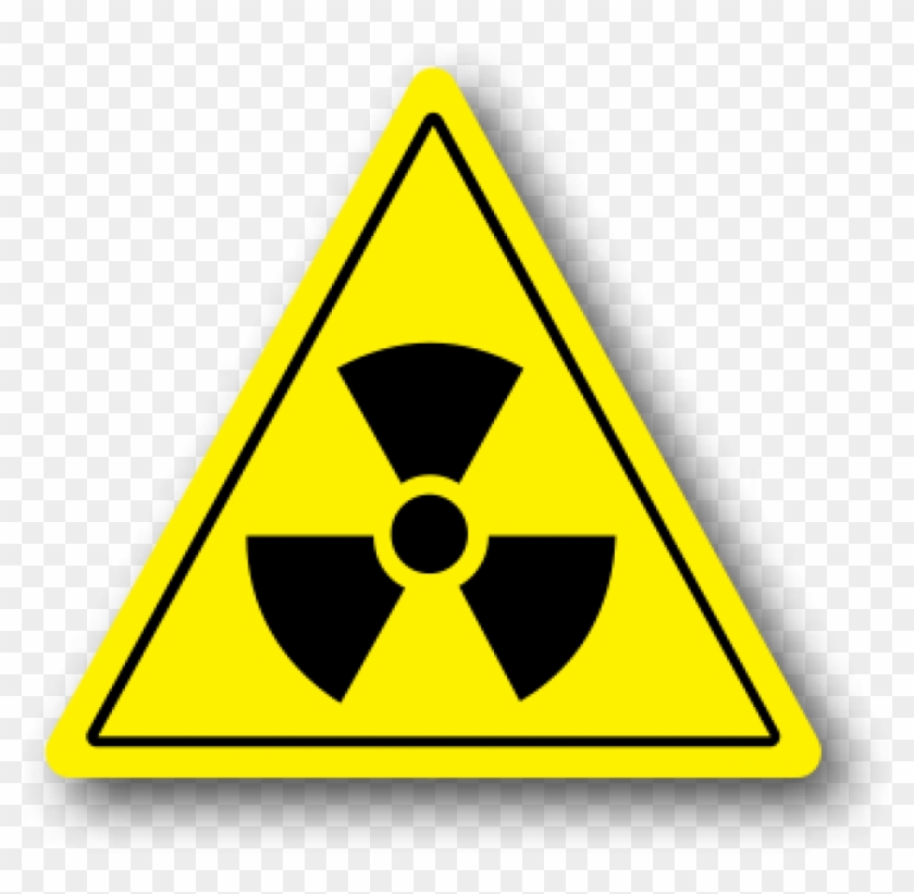 Durastripe Yellow Triangle Floor Safety Sign, Radiation - Ionizing Radiation #1335613