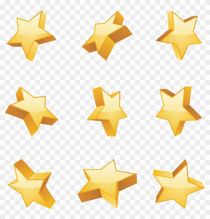 Star Cdr Clip Art - Gold Star Vector #1335682