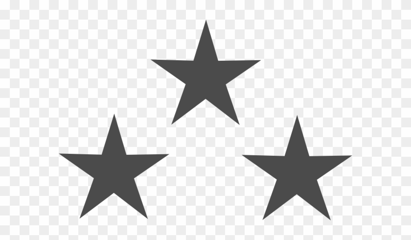 Three Gray Stars Clip Art At Clker Three Stars Clipart - Three Stars Clip Art #1335795