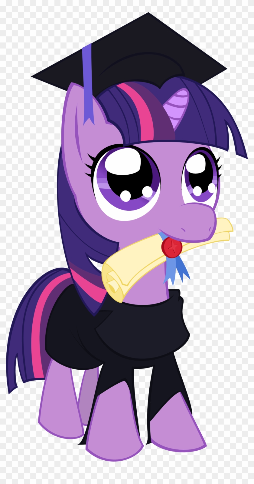 Pony Twilight Sparkle Purple Mammal Pink Fictional - My Little Pony Graduation #1335843