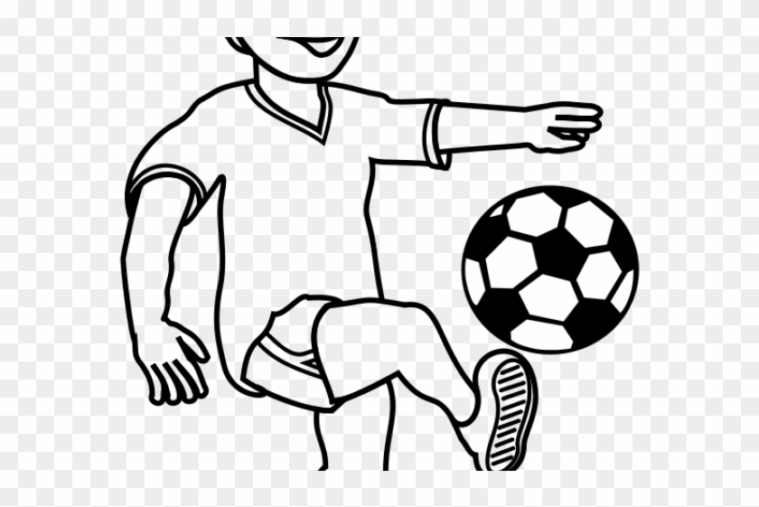 Football Player Clipart - Soccer Ball Clip Art #1335862