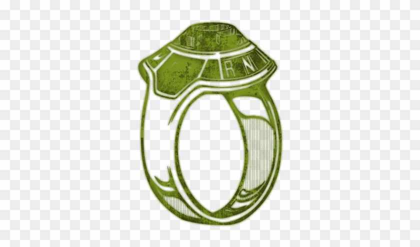 Pin Green Things Clipart - Class Ring Clip Art Transparent #1335881