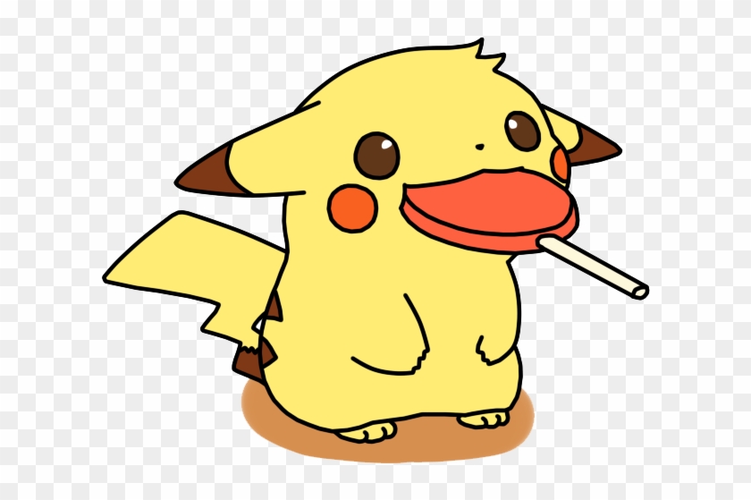 Pikachu With Lollipop By Austinerf-d69lhfj By Kelipoker - Winnie The Pooh Walking #1335888