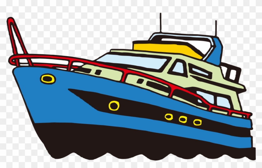 Yacht Euclidean Vector Cartoon - 遊艇 卡通 #1335971