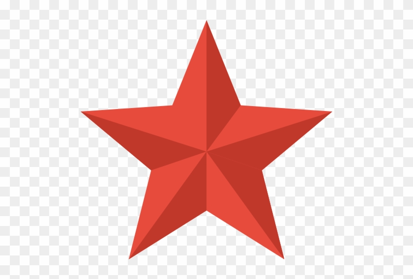 Red Christmas Star Clipart - Star Icon #1336143