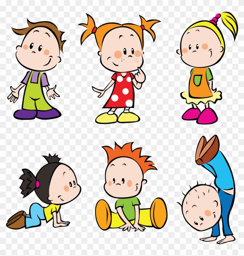 Child Cartoon Play Clip Art - Cute Kids Cartoon #1336191