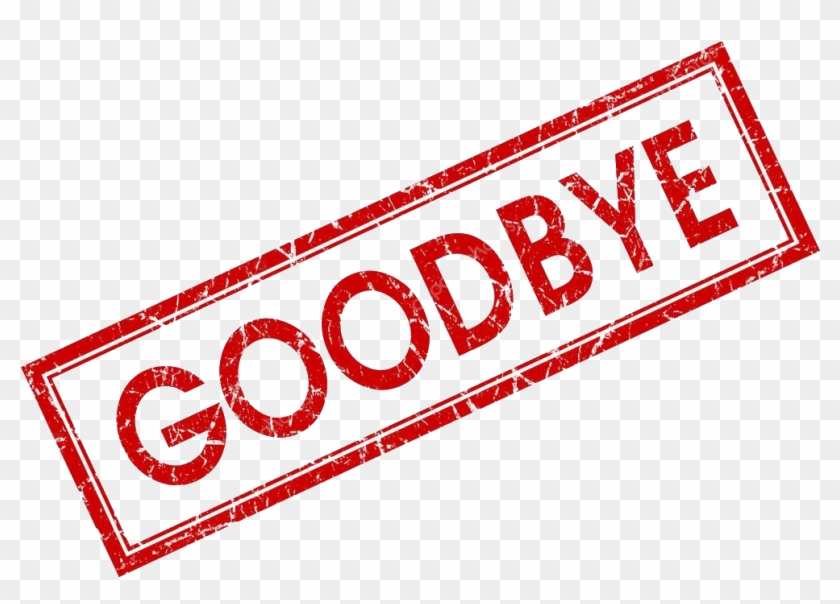 Download Clip Art - Good Bye Png #1336193