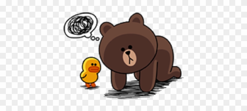 熊大2 - สติ๊กเกอร์ ไลน์ บ ราว น์ #1336243