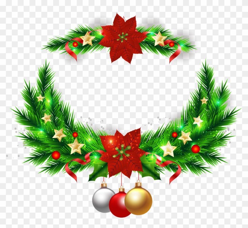 Christmas Tree Wreath Christmas Ornament - Wreath #1336377