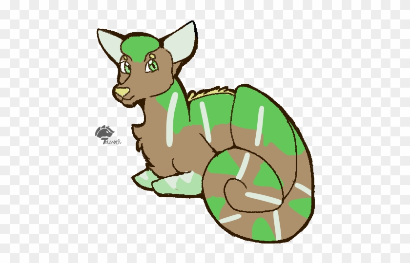 Deer-chameleon By Thunder4361 - Cartoon #1336386