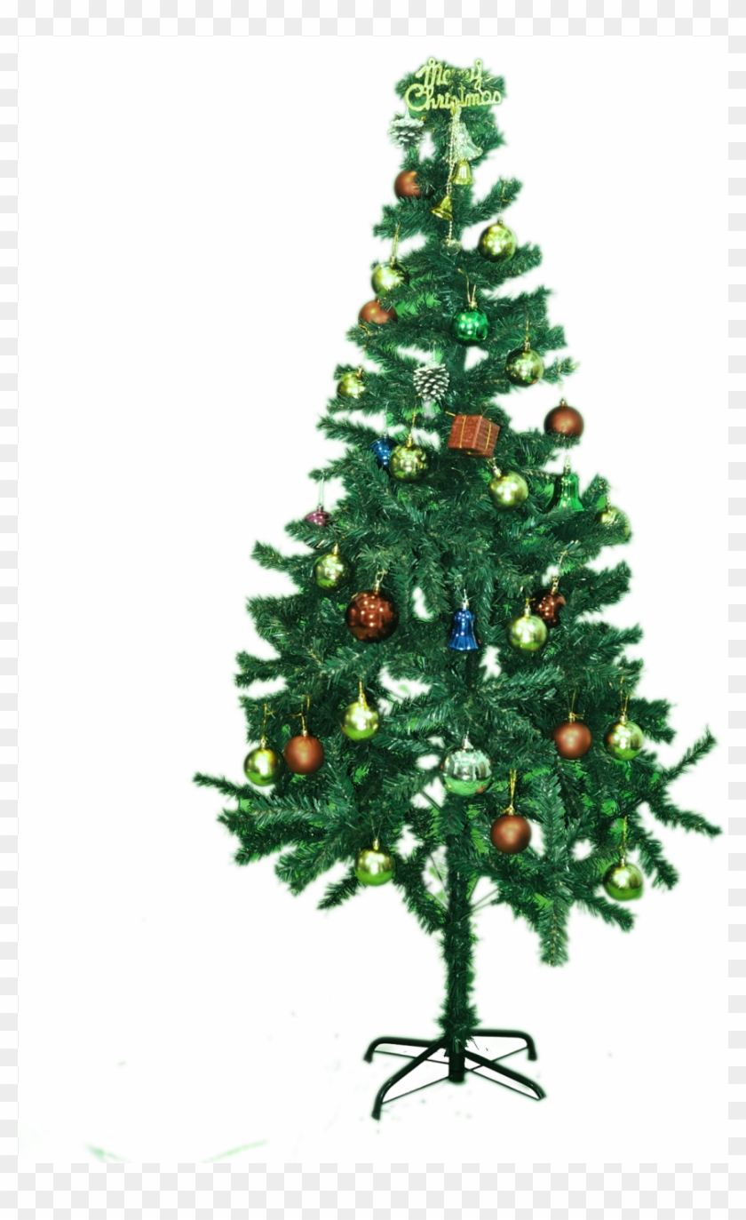 Fully Decorated Green Artificial Christmas Tree - Christmas Tree #1336400