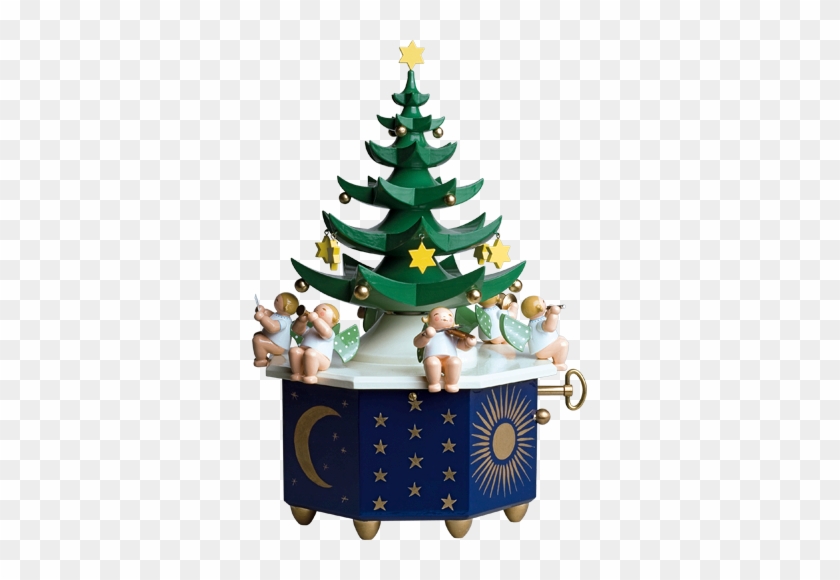 Grünhainichen Angel Christmas Tree / Wendt And Kühn - Noël Music Box, Am Weihnachtsbaume Die Lichter Brennen, #1336402