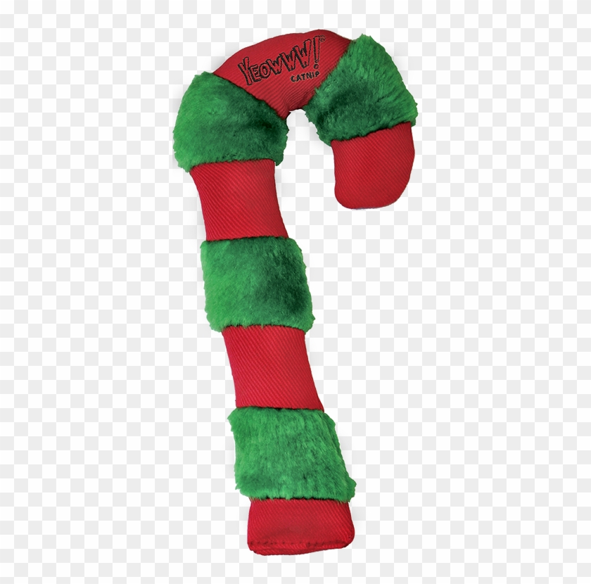 Holiday Candy Cane Organic Catnip Toy - Cat Christmas Toys Png #1336464