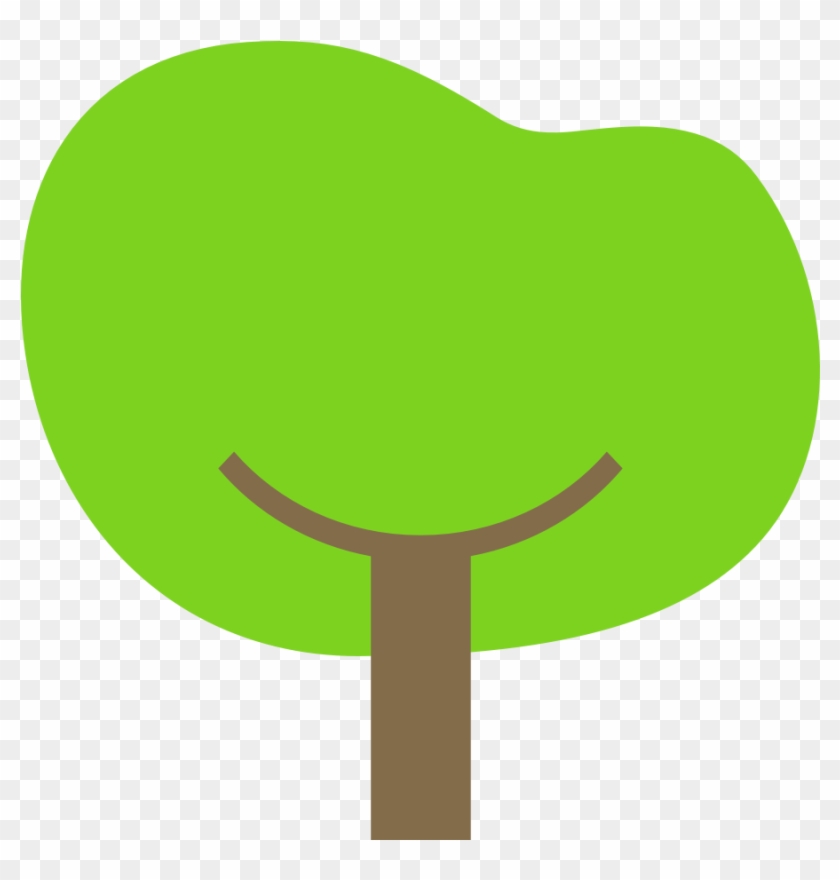 Greatpositive - Tree Flat Design Png #1336488