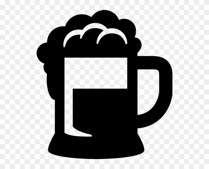 Beer Mug With Froth Rubber Stamp - Beer #1336513