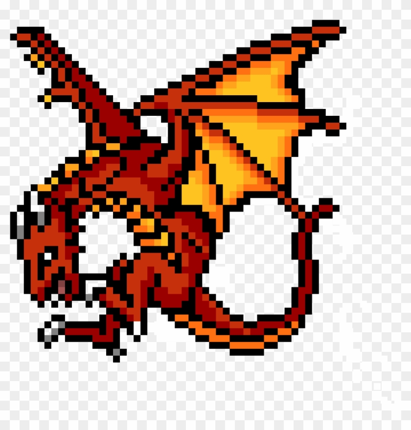 Fire Dragon - Hama Beads Dragon #1336534