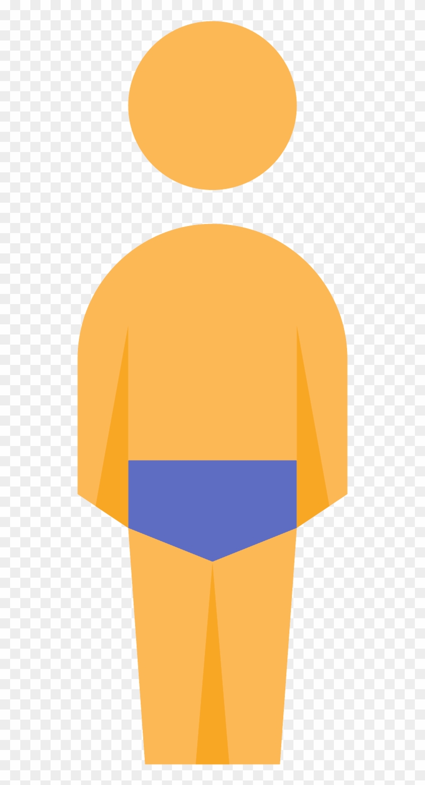 Swimmer Back View Icon - Illustration #1336593