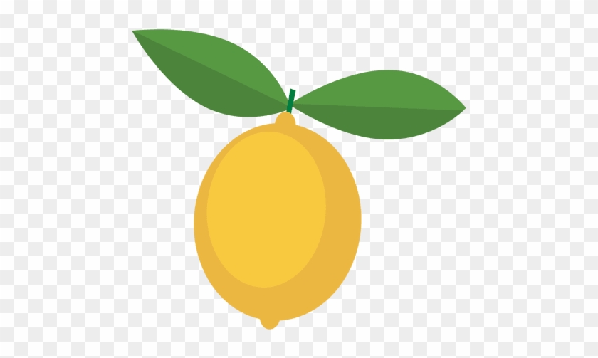 Lemon Fruit Clip Art - Lemon Graphic Leaf Transparent #1336724